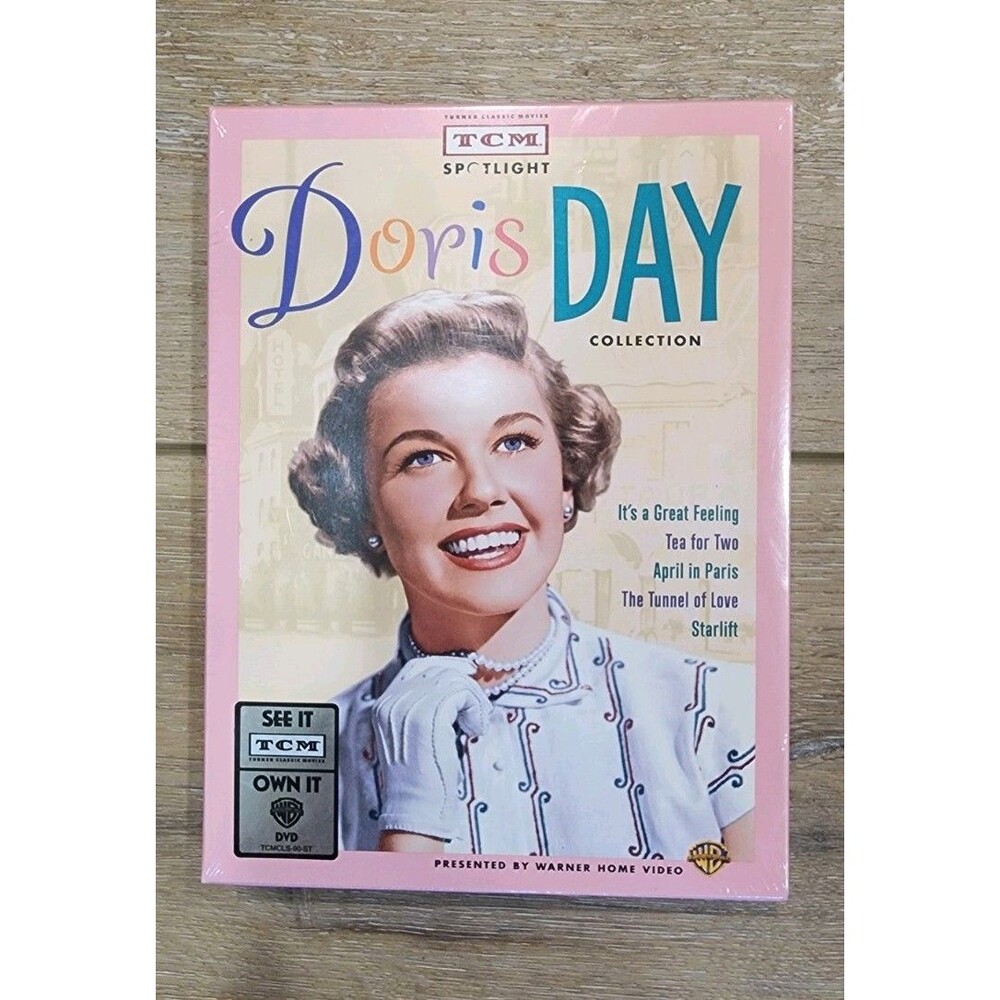 TCM Spotlight Doris Day Collection DVD 5 Disc Movie Box Set Factory Sealed